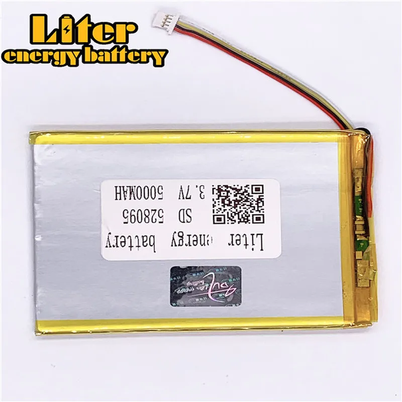 plug 1.0-4P 528095 5000mah 3.7V Cheap price lithium polymer battery for tablet pc | Компьютеры и офис
