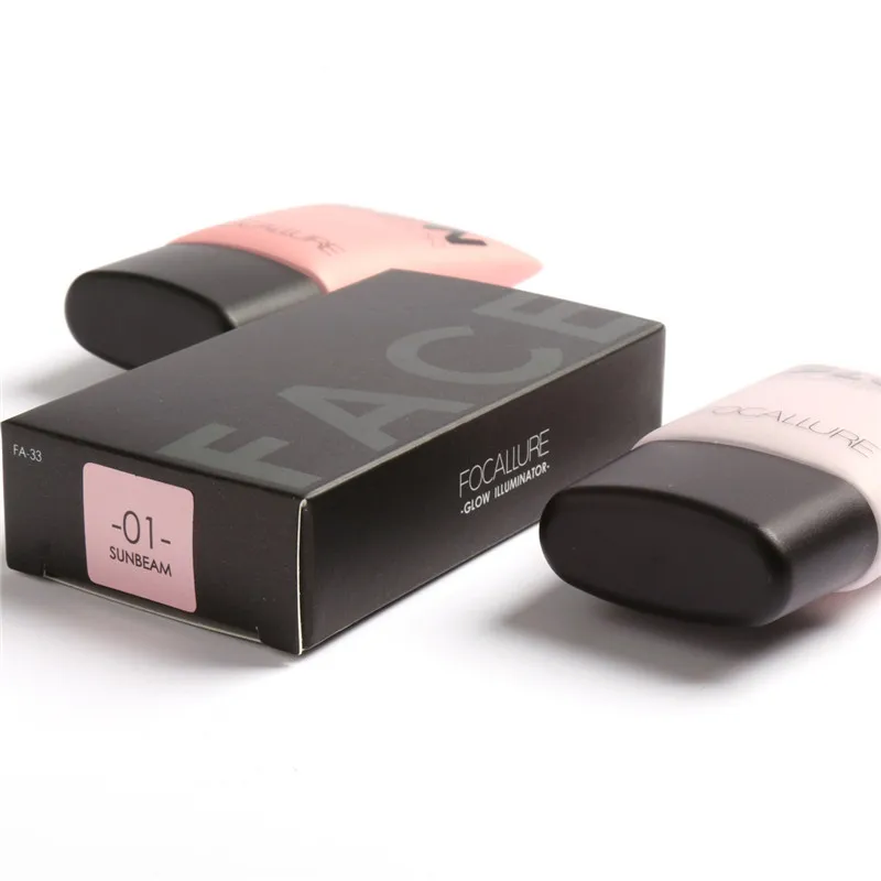 FOCALLURE Блестящий жидкий осветитель для лица крем Хайлайтер сияющей кожи праймер