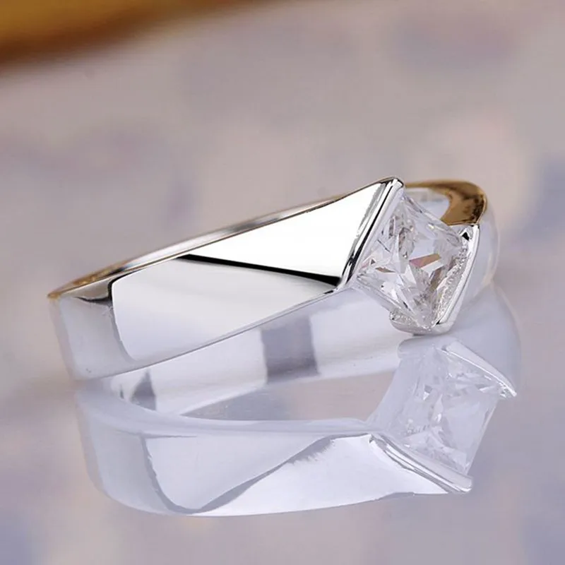 Посеребренная кольцо стерлингового серебра Jewelry Кольцо заводские цены моды