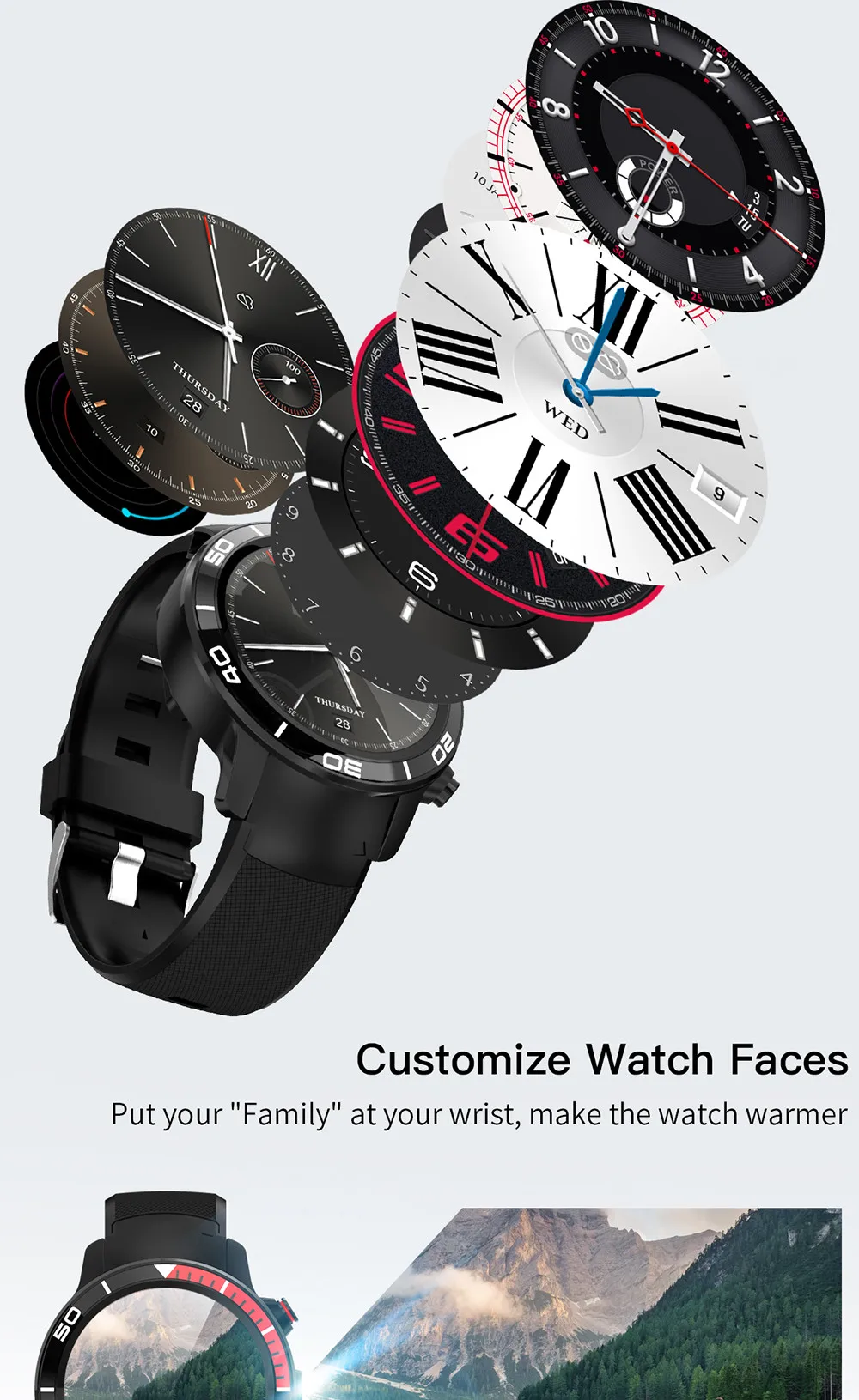 Interpad Android 7,1 OS Смарт часы для мужчин 4G gps wifi Smartwatch 1 ГБ 16 ГБ MTK6739M для xiaomi huawei Apple iphone телефон часы