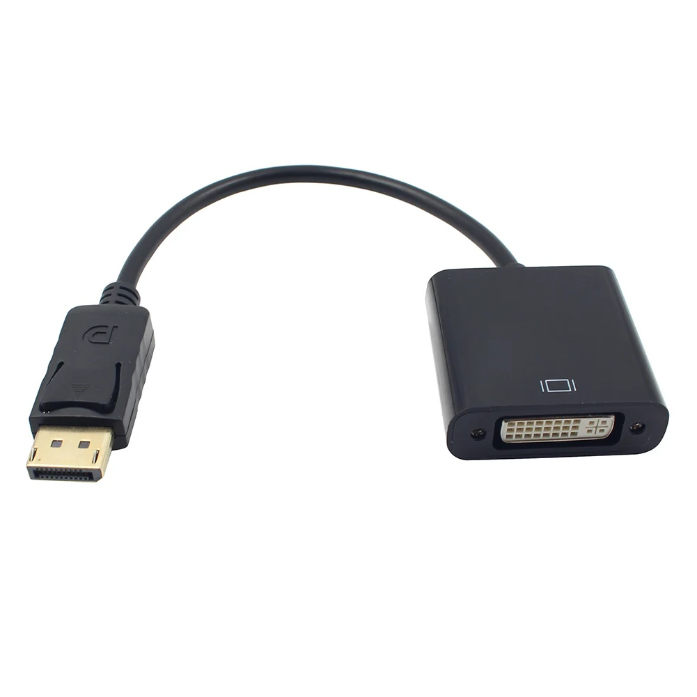 Новый горячий DP Displayport Дисплей порт папа к DVI Женский адаптер кабель для ноутбука
