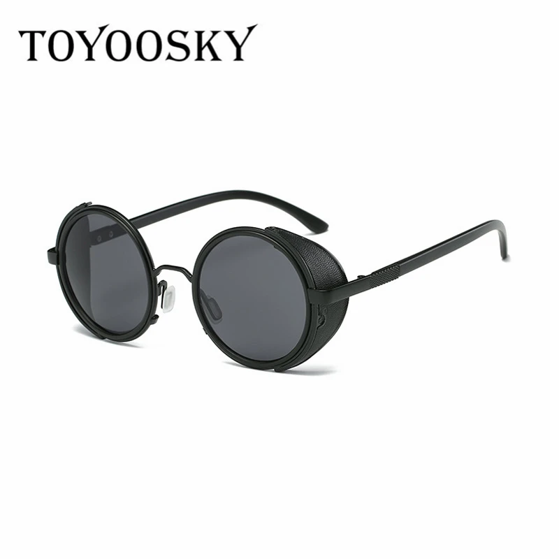 Toyoosky стимпанк Солнцезащитные очки для женщин Для мужчин Винтаж Защита от солнца