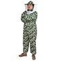 camouflage Suit Костюм для пчеловодства, профессиональный Защитный дышащий Камуфляжный костюм, оборудование для безопасности, одежда для пчеловода, защитная пчелиная шляпа, вуаль - Цвет: camouflage Suit