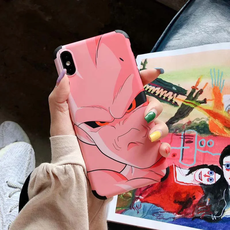 A Горячий Dragon Ball Super Frieza Мягкий силиконовый чехол для iphone 6 plus 7 11 Pro 8 8plus X XR XS MAX Buu Son Goku phone coque - Цвет: A