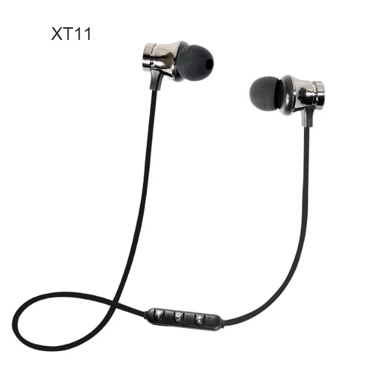 Bluetooth Беспроводные наушники с микрофоном супер бас спортивные металлическая