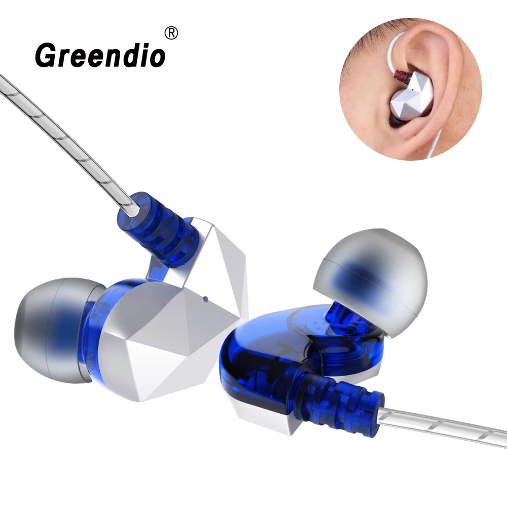 Greendio GS2 спортивные наушники ушные крючки профессиональные для бега