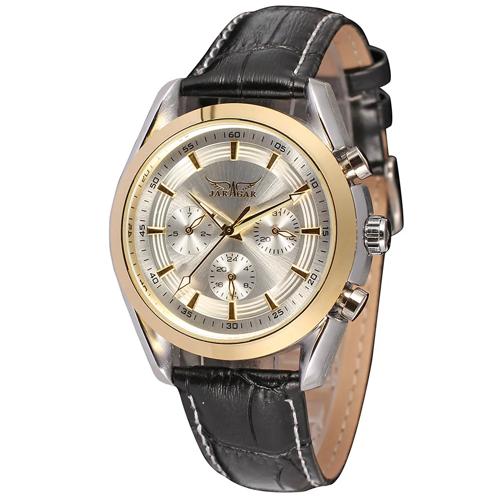 Часы наручные мужские механические с кожаным ремешком синие черные 2020|watch color|watch