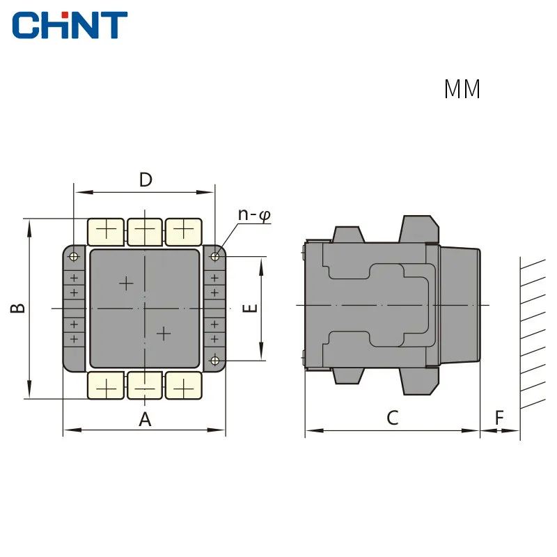 Чинт Двигатель Управление Связь контактор CJT1-40 36 В 110 127 220 380 CDC10-40 переменного тока