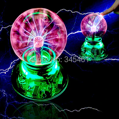 Новинка Lighiting-USB магический шар Стекло статический Plasma Ball Сфера индуцированной