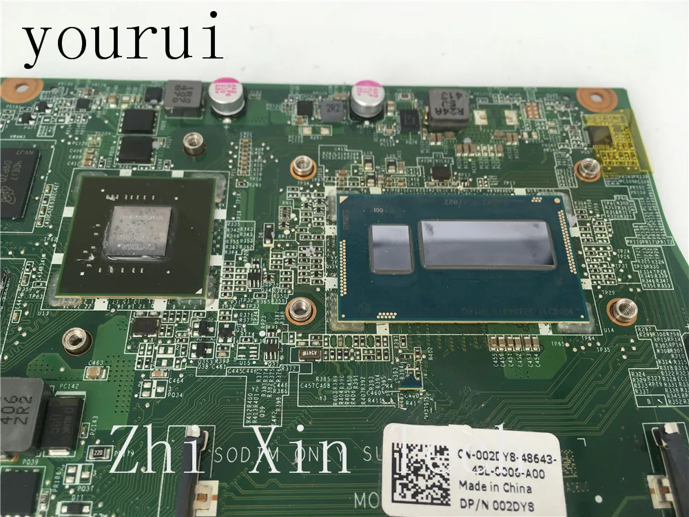 Yourui CN-002DY8 002DY8 02DY8 для Dell Vostro V5470 5470 Материнская плата ноутбука W/ i3-4010u Процессор