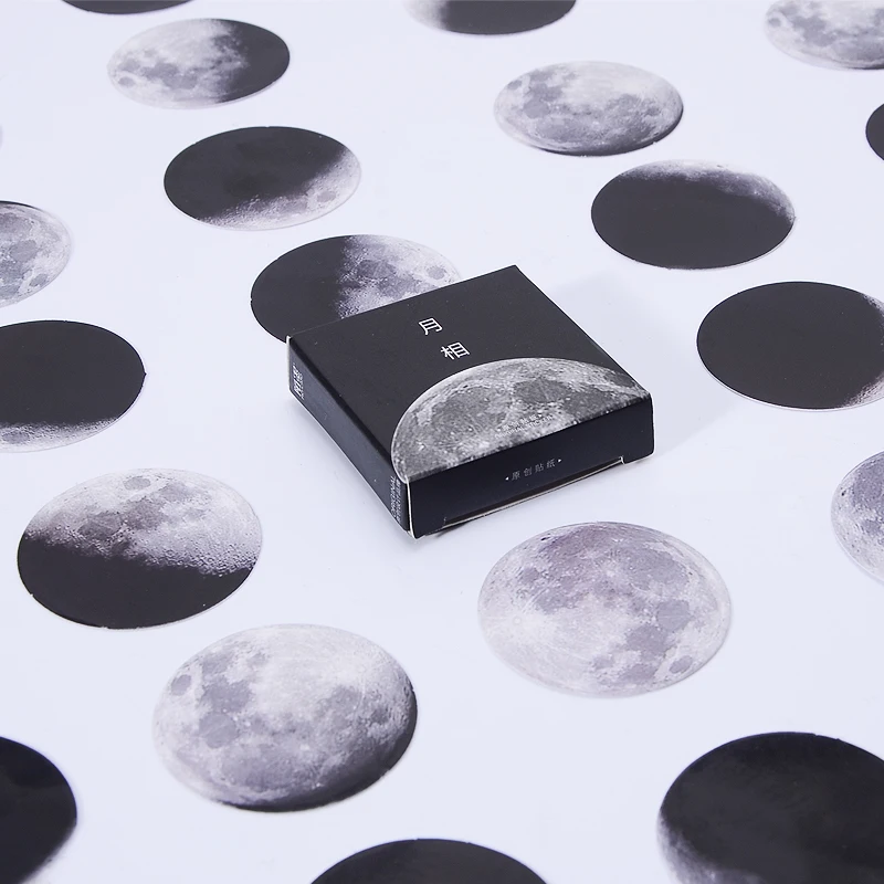 45 шт./упак. Kawaii Mini Moon декоративные наклейки бумажные милые DIY Скрапбукинг альбом