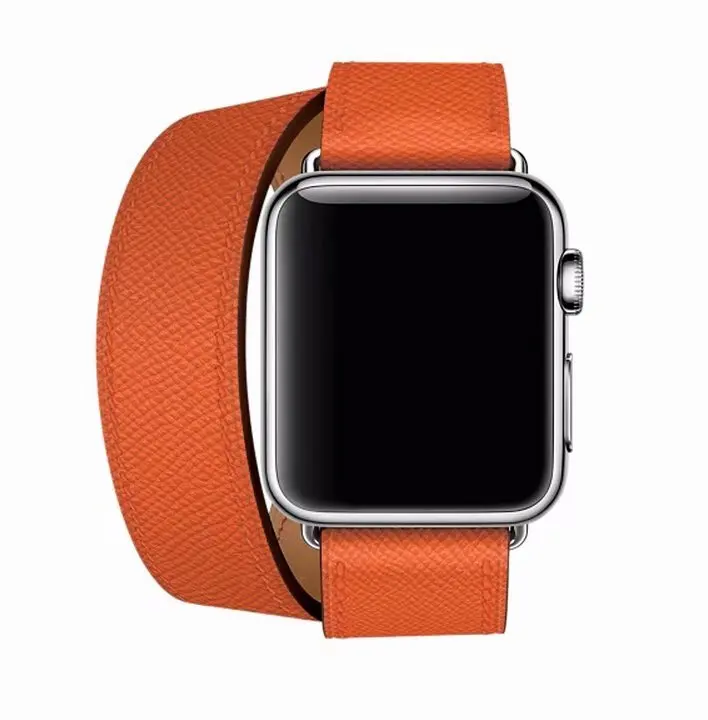 Высокое качество двойной тур ремешок для apple watch серии 4 3 2 1 для iwatch ремешок из натуральной кожи петля 38 мм 42 мм 40 мм 44 мм серия 5