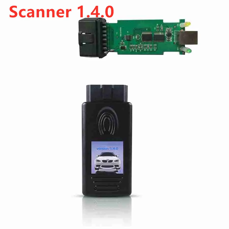Бесплатная доставка 1.4.0 OBD для BMW Сканер Версия OBD2 считыватель кодов 1 4