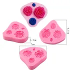 Инструмент для украшения тортов 3D 4 цветов, силиконовая форма, экологически чистые аксессуары для украшения тортов