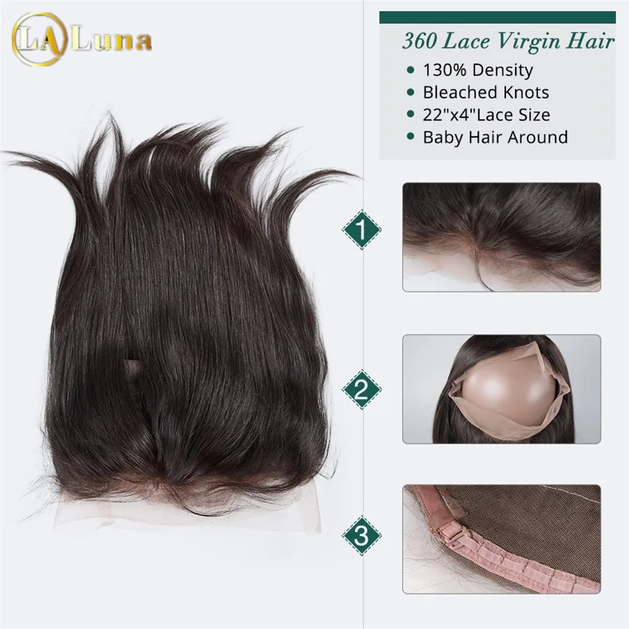 Человеческих Волос Расслоения С 360 Кружева Фронтальной Расслоение Виргинских