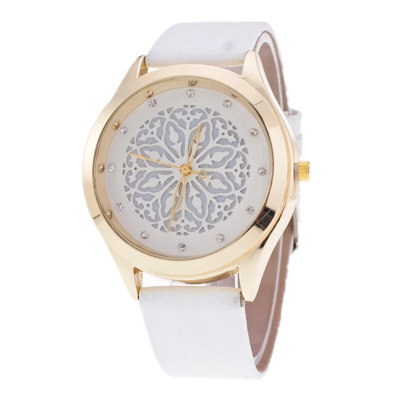 Часы bgg с цветным циферблатом женские повседневные часы со стразами кожаные кварцевые наручные часы|clock