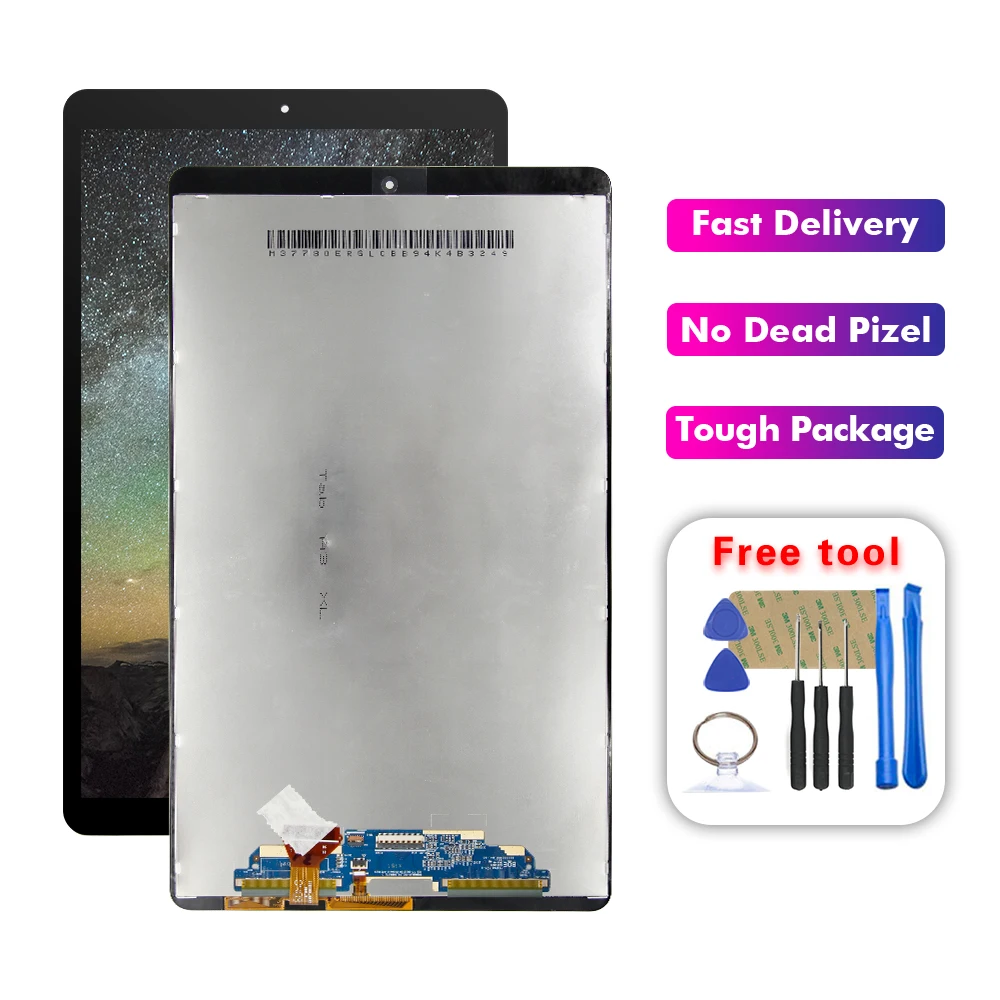 100% Протестировано для Samsung Galaxy Tab A 10 1 2019 T510 T515 SM T517 ЖК дисплей сенсорный экран