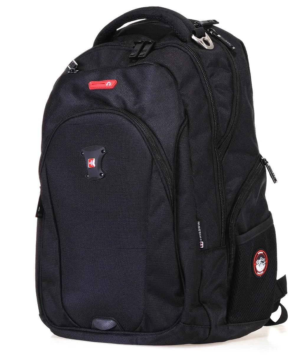 2015 fashion high quality swisswin music backpack school sports bag 30*16*46 black sw9216 | Багаж и сумки