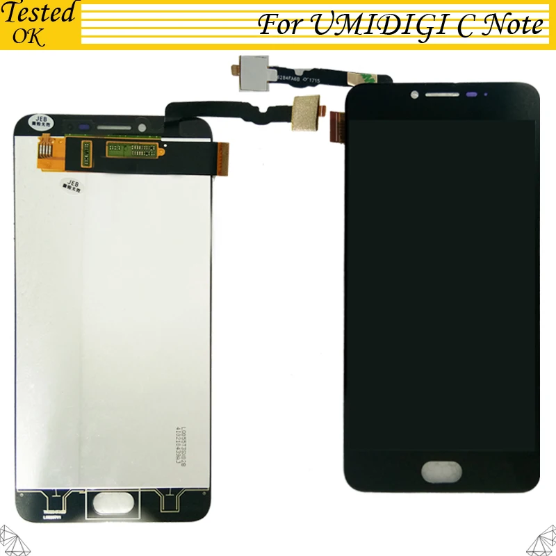 5 дюймов для Umidigi C Note ЖК дисплей + сенсорный экран в сборе идеальная запасная часть