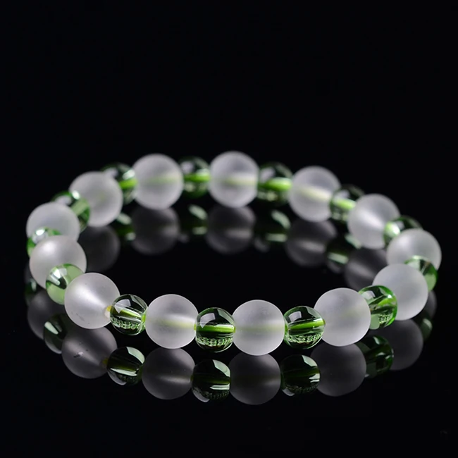 10 видов цветов тусклые полированные Имитационные браслеты с бусинами из