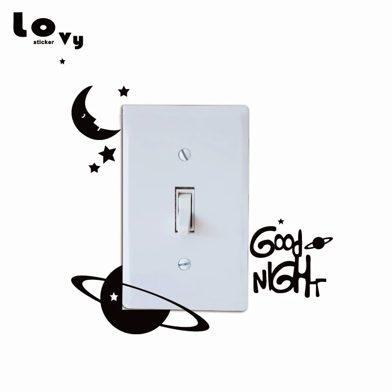 Goodnight теплые ночные открытия события предложения личности креативные наклейки