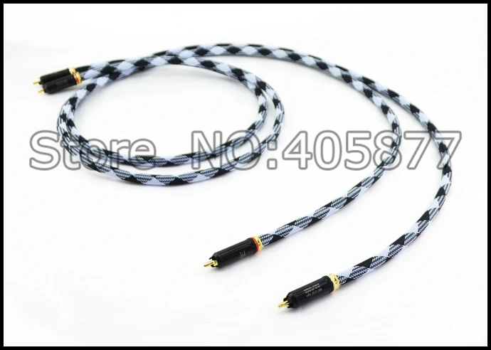 1 м высококачественный кабель из чистой меди для соединения rca аудиофил адаптер