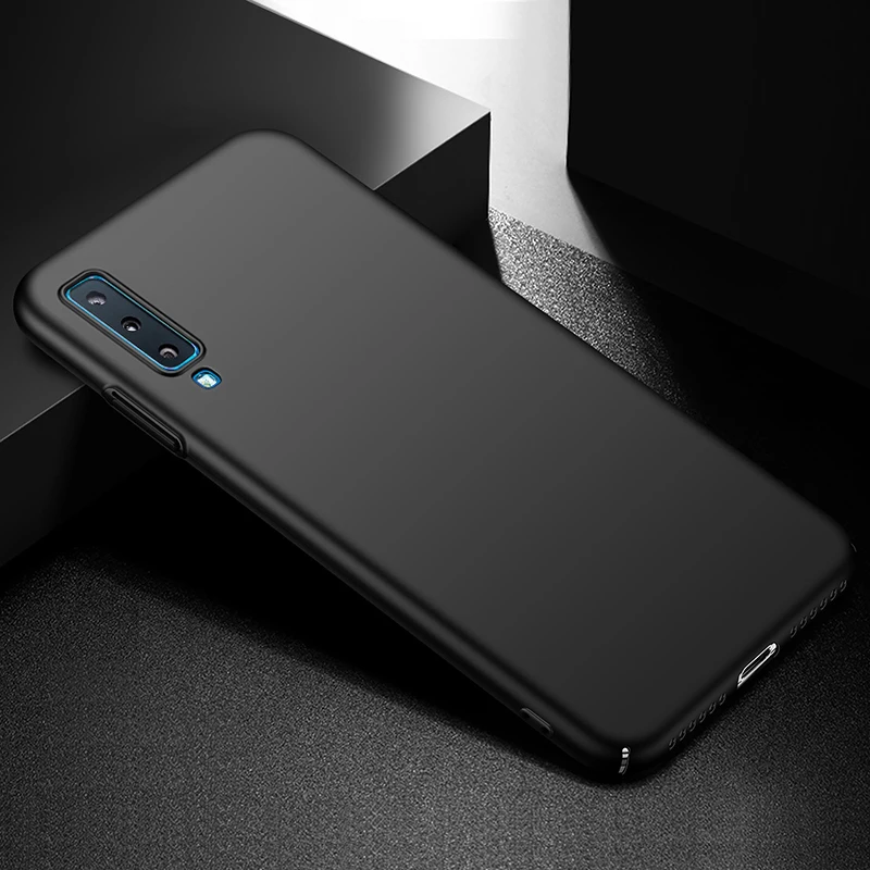 YueTuo Coque чехол для Samsung Galaxy A7 7 2018 A750 Жесткий ПК на роскошный простой матовый