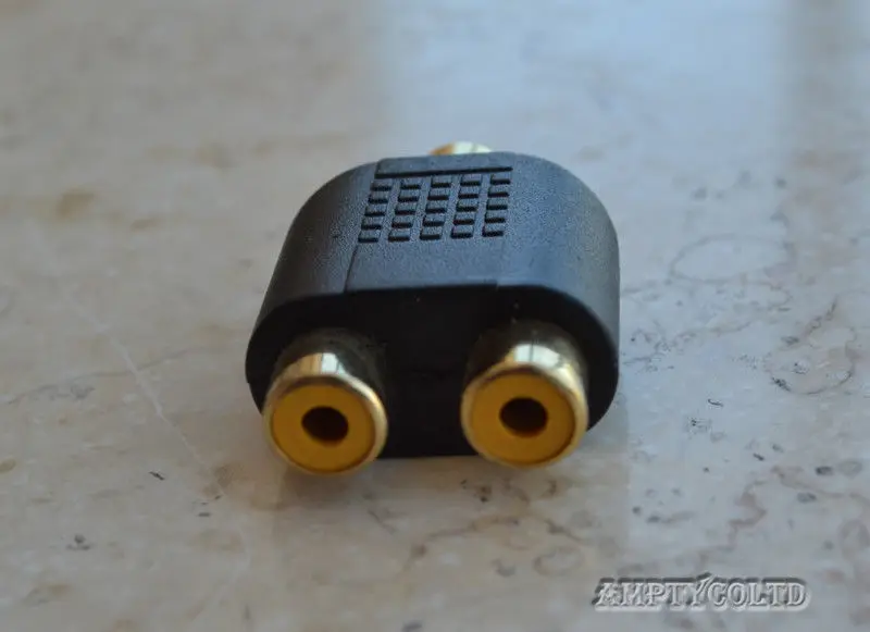 KELUSHI аудио адаптер RCA F/2RCA F разъем Быстрая доставка|fast connector|st connectorconnector f |