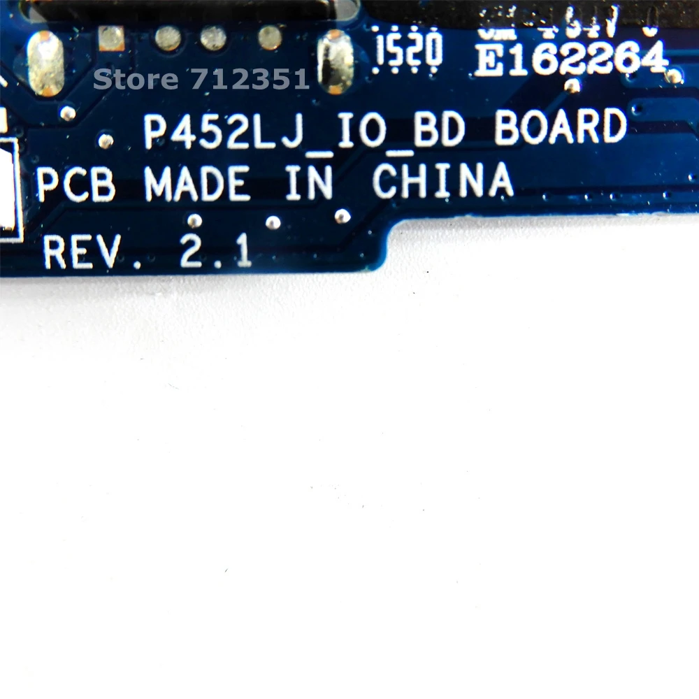 Плата ввода вывода P452LJ REV 2 0 для ноутбука ASUS PRO Business P452 P452L P452LA материнская плата
