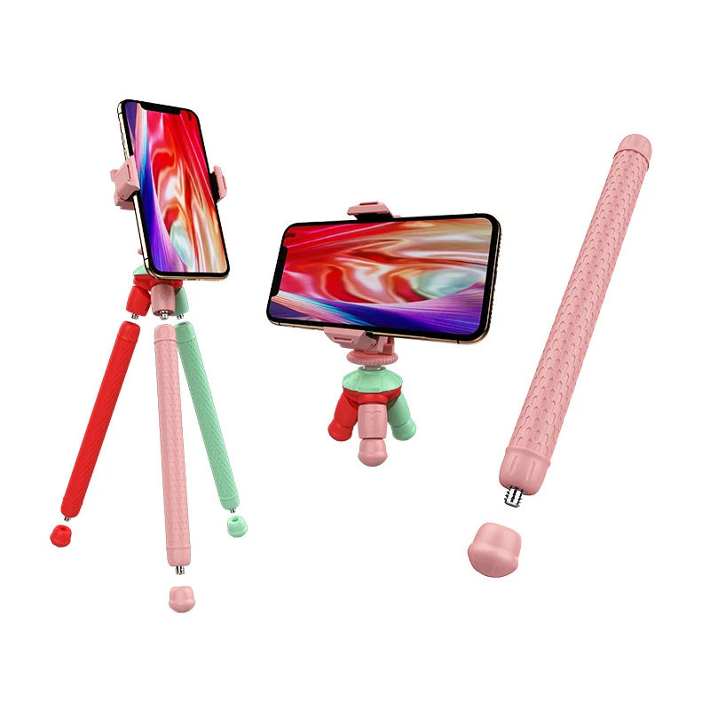 Гибкий штатив монопод с осьминогом многофункциональный держатель для телефона в