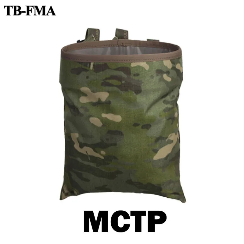 MCTP TB-FMA, Складывающийся Тактический мешочек для мелочей, для страйкбола, военный подсумок, сумка, Мультикам, черный подсумок - Цвет: MCTP