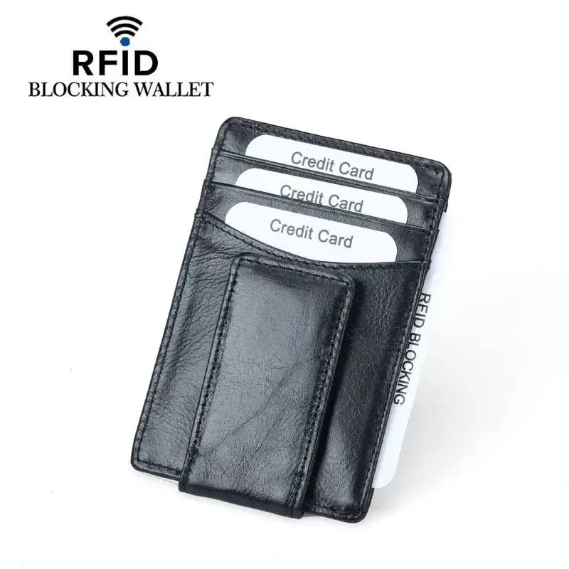 Rfid блокирующий кошелек для кредитных карт с держателем фотографий из