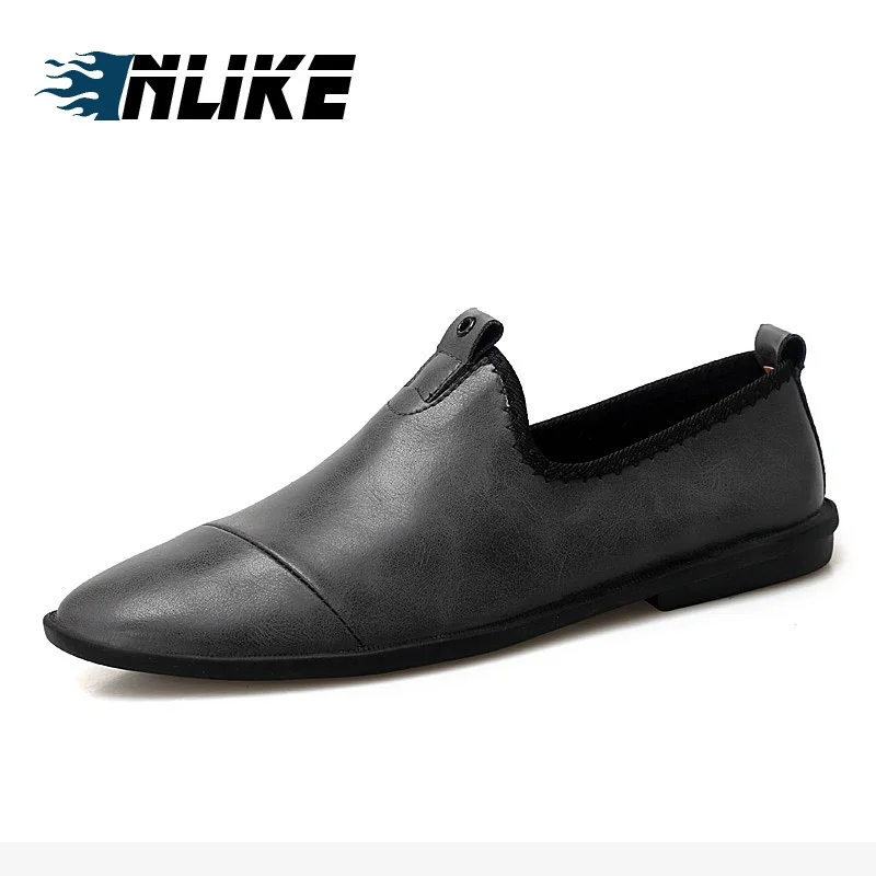 

Men Leather Shoes Fashion Slip On Shoes For Men Italian Leather Men Loafers
