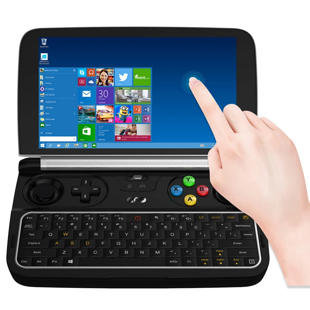 Игровая GPD Win2 6 дюймов мини портативная игровая консоль для Windows 10 ноутбук 8 ГБ/256 ГБ 2,4 г/5 г двухдиапазонный сенсорный экран# Xj30
