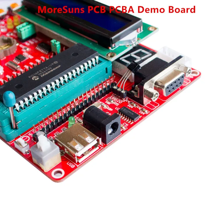 2 шт. обучающая плата PIC микроконтроллер Экспериментальная макетная 16F877A