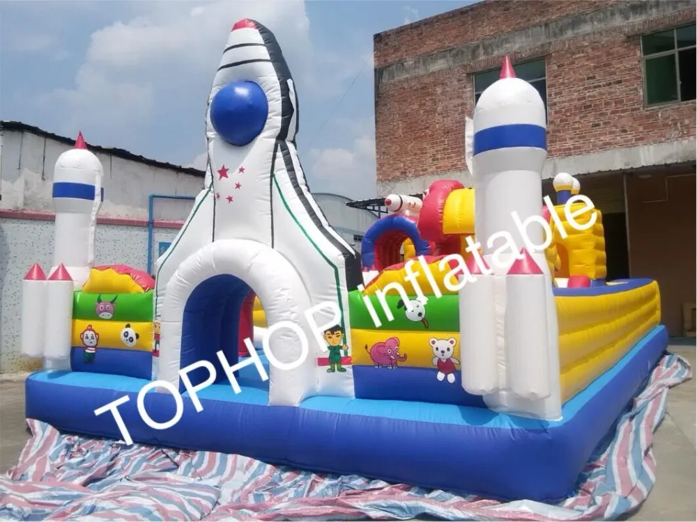 TOPHOP коммерческий надувной Funcity для детей надувная игровая площадка парк