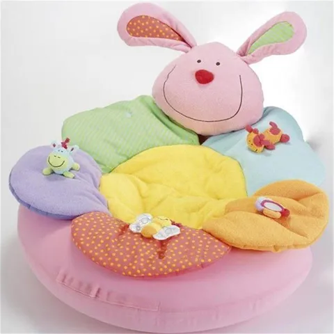 Розовый кролик, надувной детский диван, цветущая ферма, сидите на мне, уютное детское сиденье, игровые коврики