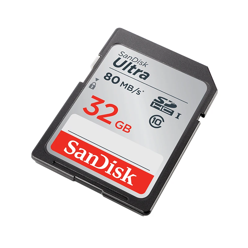 SanDisk Memory Card Ultra SDHC SD Card 32GB C10 UHS-I 80MB/s Read Speed for Camera Camcorder (SDSDUNC-032G-ZN6IN)