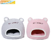 lovely dog bed house pet cat bed bear shape pet house for cats small medium dogs soft warm pet beds puppy kennel nest chihuahua