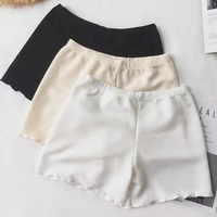 summer korean women solid safety pants 2018 new breathable comfortable fabric underwear insurance pants shorts
