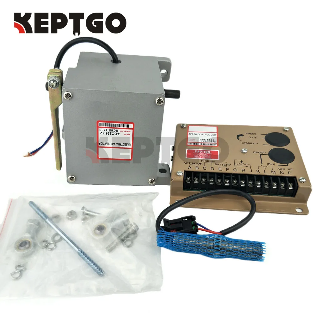 

1 Set - ADB225 ADC225 12V Actuator ESD5111 Speed Controller 3034572 Sensor