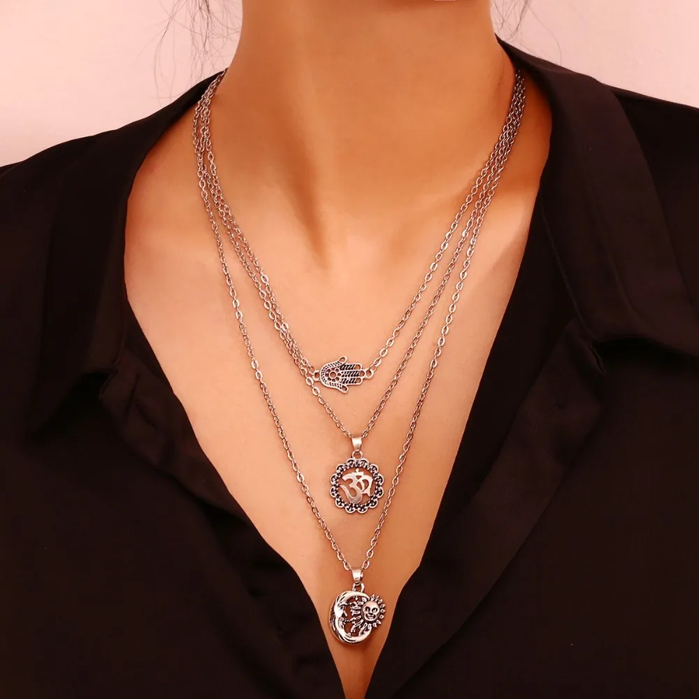 M MISM Chic Женские Ожерелья Чокеры винтажные Бохо женские модные ювелирные