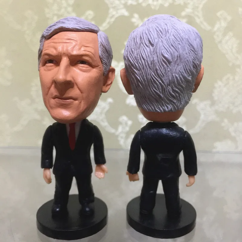 Soccerwe высота 6 5 см полимерный футбольный ARS Coach Doll Wenger черный костюм фигурка 2017 для