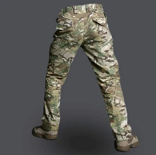 Брюки карго мужские хлопковые водонепроницаемые быстросохнущие тактические