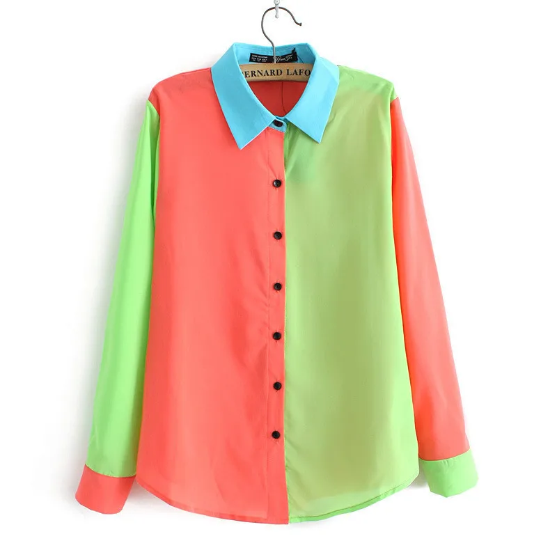 Новое поступление высокое качество цветными лоскутными вставками женские яркие