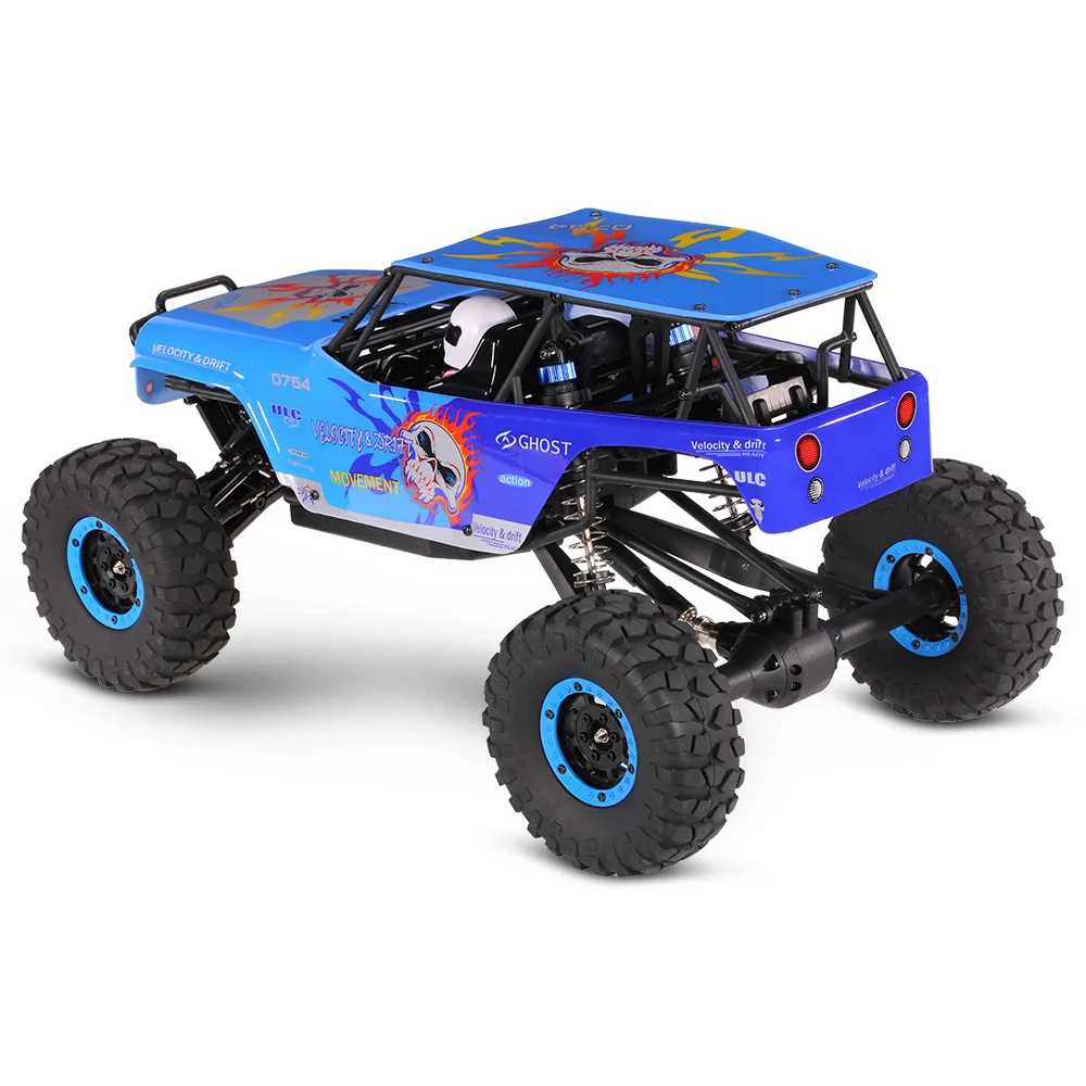 WLtoys 10428 1:10 RC Автомобиль 2 4G 4WD электрический матовый Рок Гусеничный RTR внедорожник