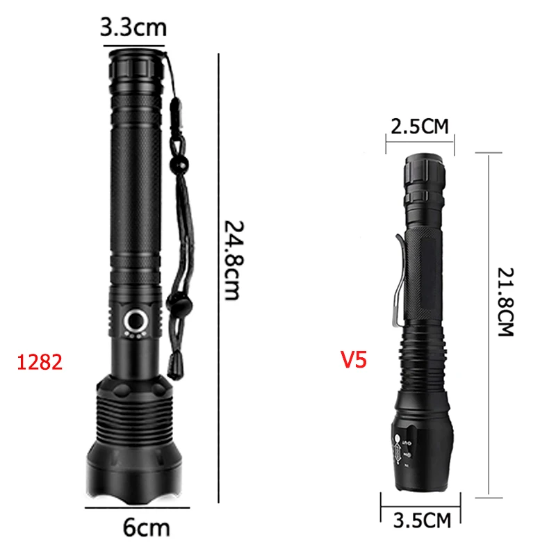 Z20 1282 CREE оригинальный XLamp XHP70 & XHP50 высокий мощный тактический светодиодный фонарик
