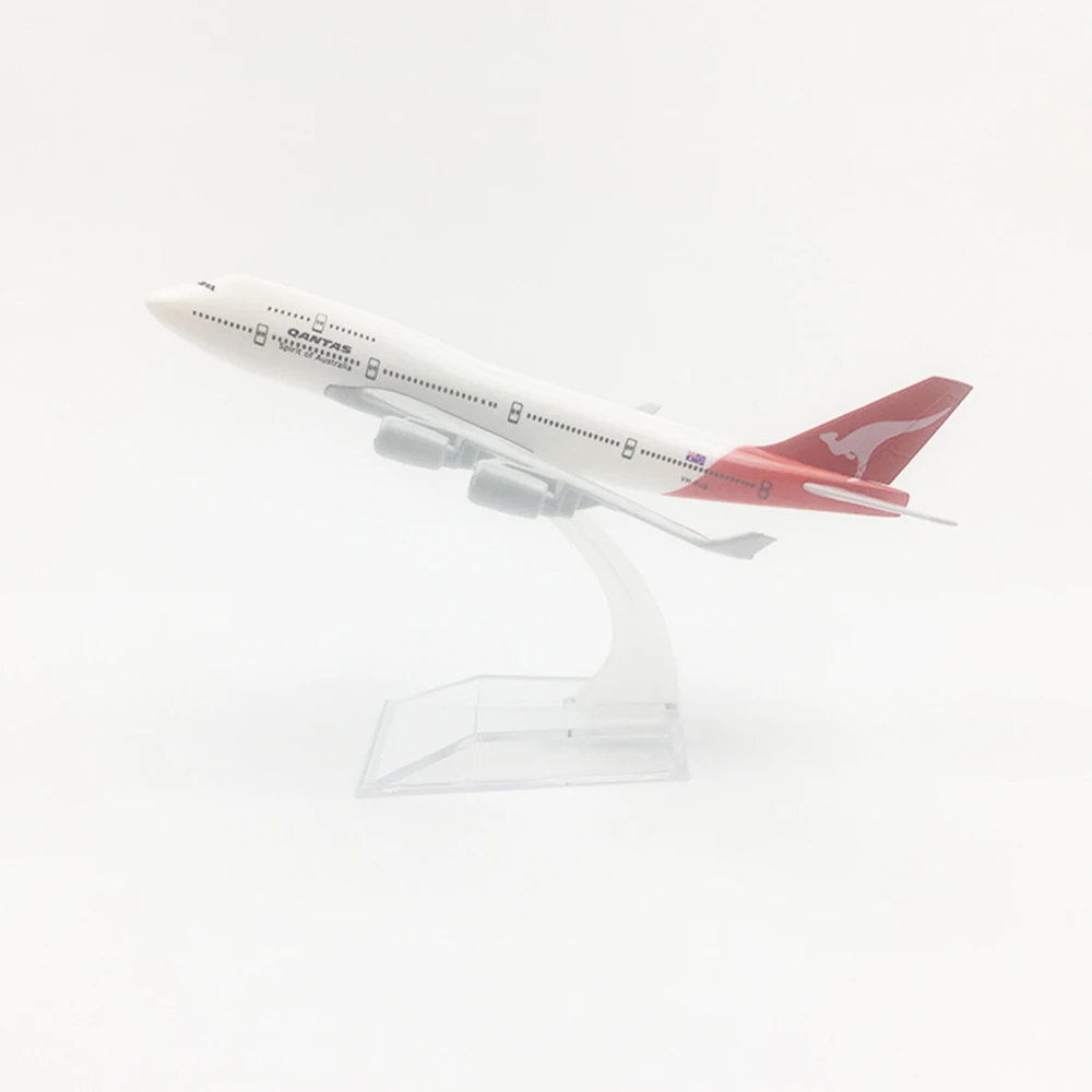 1/400 масштаб самолета Боинг 747 Qantas 16 см сплава плоскости B747 детские игрушки дети подарок для коллекции