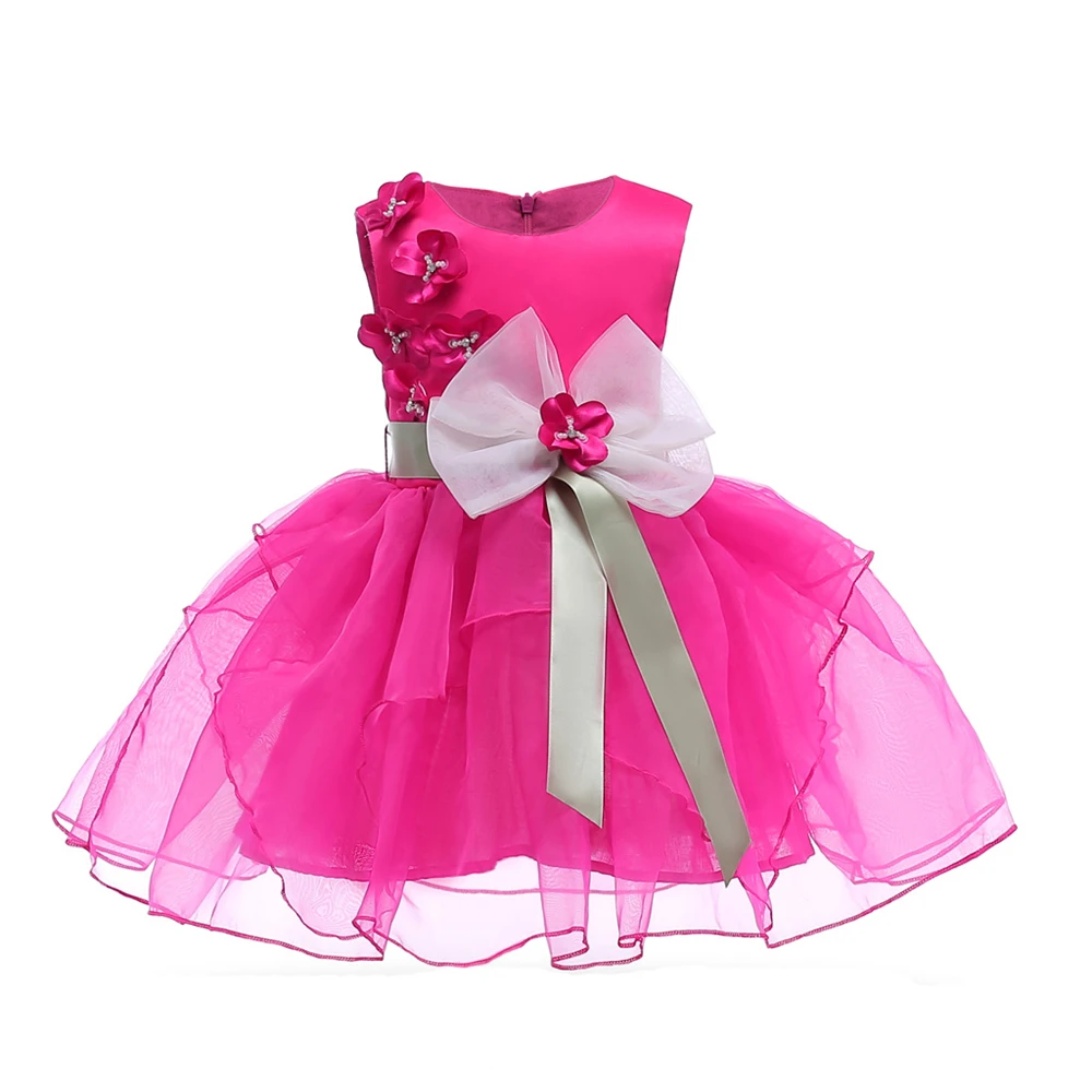 

Baby Girls Wedding Dress Kids Pageant Tulle Dress Girls Birthday Party Baptism Vestidos Children Halloween Christmas Costume