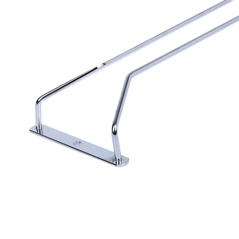 

35CM Stainless steel Wine Glass Rack Hanging Stemware Holders Under Cabinet Home Bar
